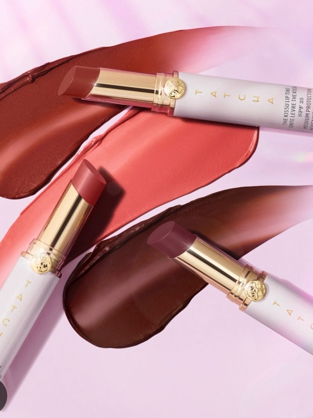NEW 3-Piece Tatcha Kissu Lip Tint